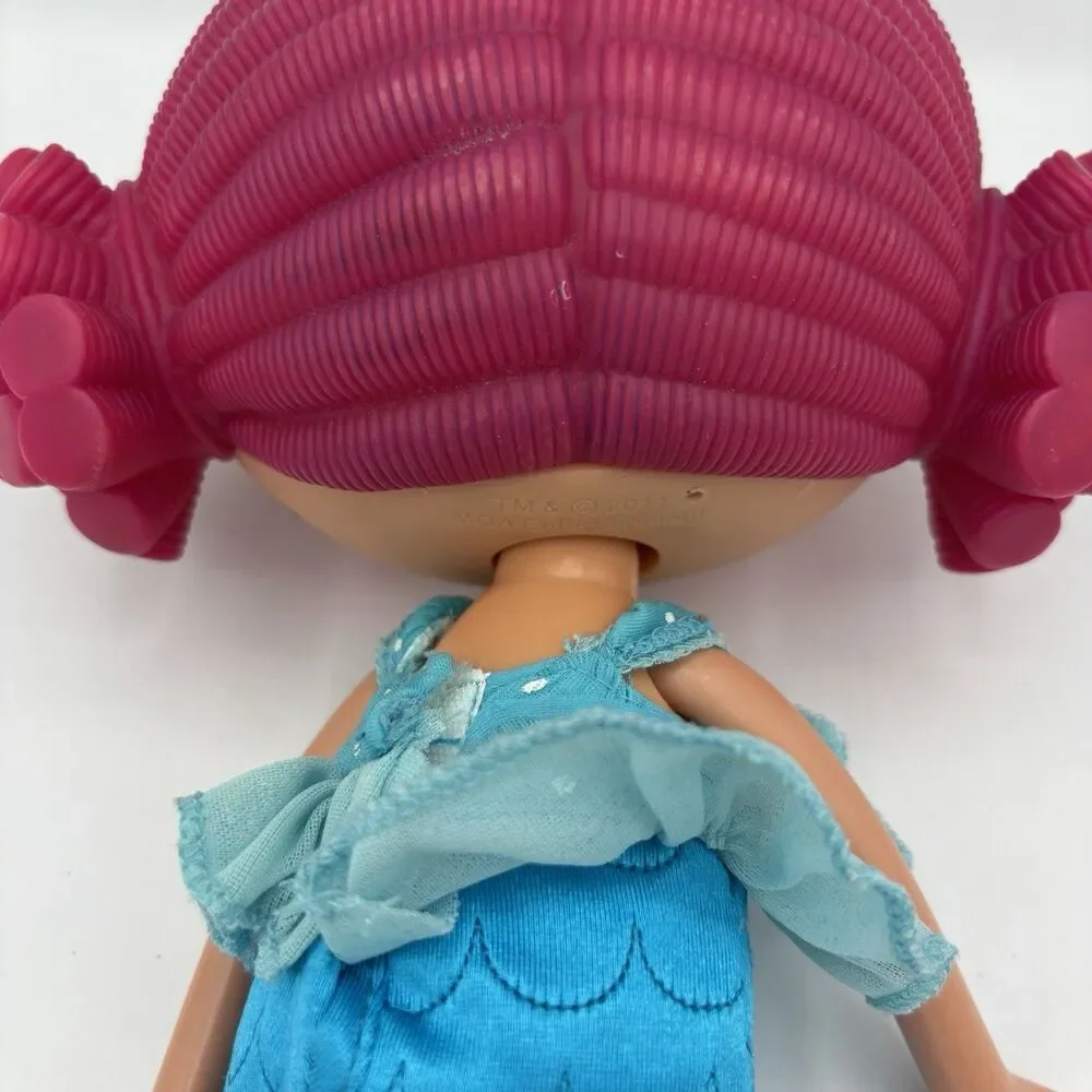 Lalaloopsy Coral Sea Shells 12” Full Size Doll Pink Hair Mermaid Outfit Sew